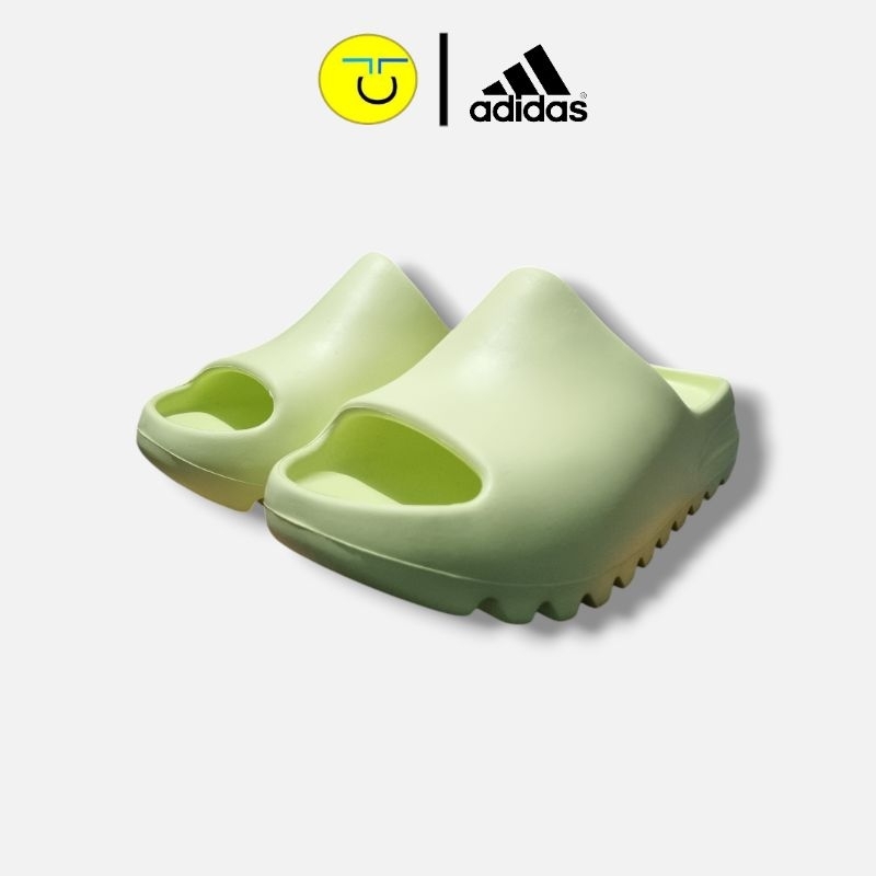 SANDAL ANAK ADIDAS YEEZY SLIDE KIDS GLOW GREEN BNIB ORIGINAL AUTHENTIC