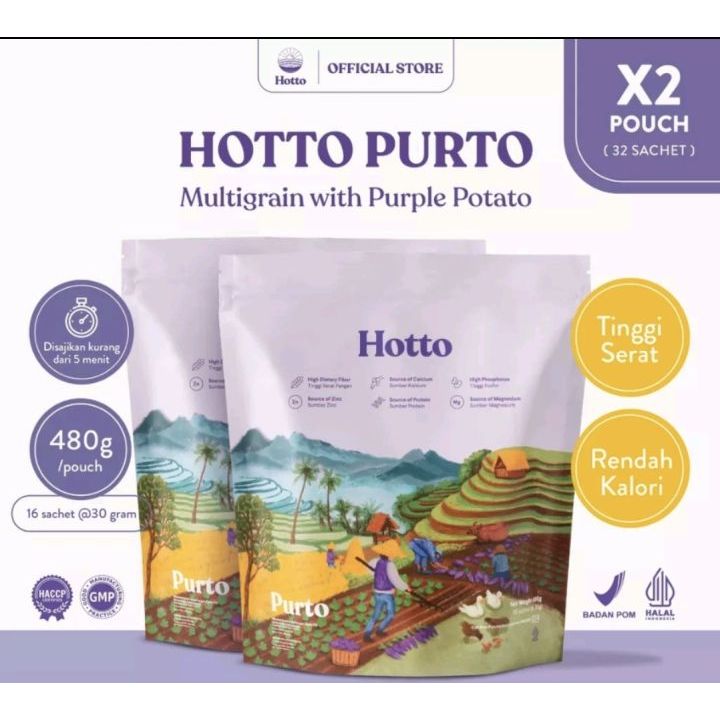 

HOTTO PURTO UBI UNGU 2 POUCH - MULTIGRAIN DRINK TERBAIK UNTUK IBU HAMIL, LANSIA DAN ANAK-ANAK