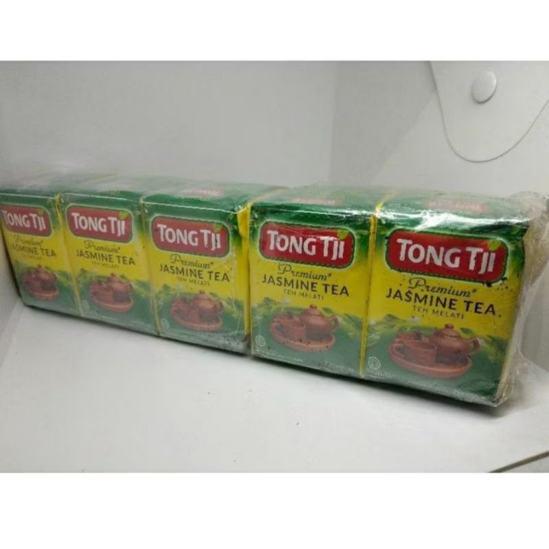 

Tong Tji PREMIUM Jasmine Tea (1Slop 5pcs x 40gr) - Teh Seduh / Daun Teh Kualitas Super / Teh Tubruk Super / Teh Khas Tegal Slawi / Teh Tubruk Melati / Teh Tong Tji Tegal / Oleh Oleh Khas Tegal / Teh Tubruk Wangi / Teh Kepyur / Teh Solo / Teh Melati Wangi