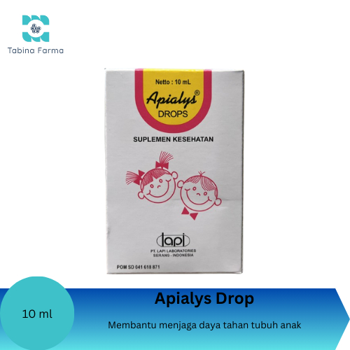 Apialys Baby Drops 10 ml menambah nafsu makan anak menambah daya tahan tubuh anak / apialis