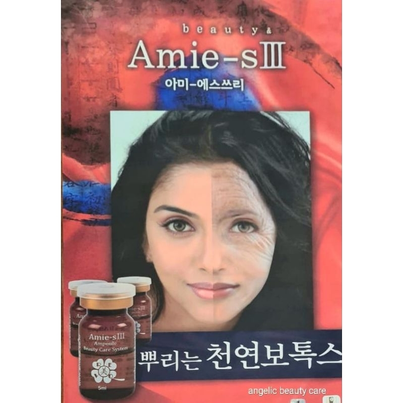 SERUM KOREA BOTANICAL ANTI AGING EFFECT BOTOX AMPOULE ANTI KERUT & PENUAAN AMIE s-III SERUM KOREA 5m