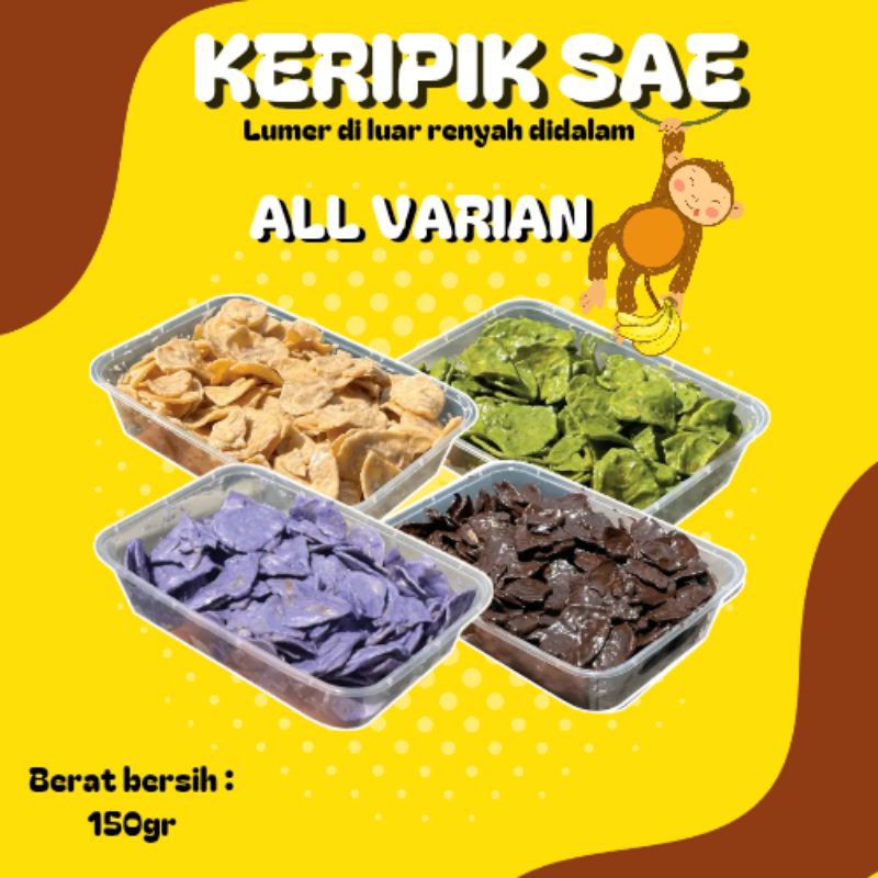 

KERIPIK PISANG COKLAT TOPING LUMER BEST SELLER 165gr KEMASAN BOX 500ML
