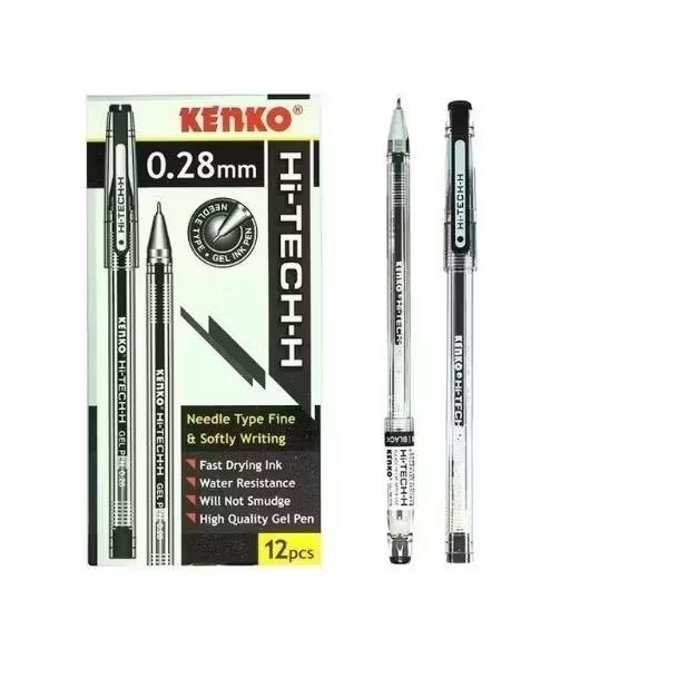 

PULPEN GEL KENKO HI-TECH 0,28 HITAM/SATUAN