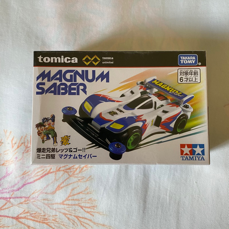 Tomica Premium Unlimited Magnum Saber Tamiya Mini 4WD