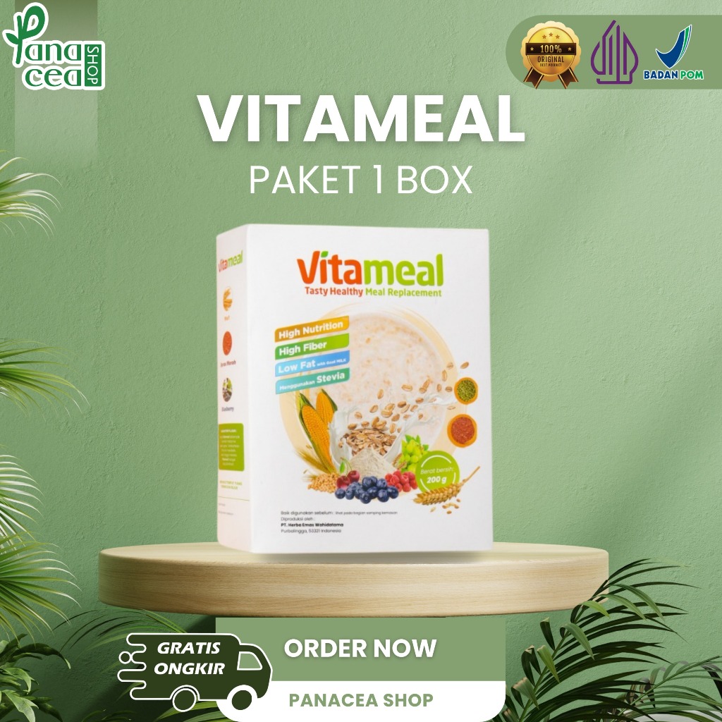 

Vitameal - Sereal Vitameal Sehat Multigrain Bantu Turunkan Gula Darah Cegah Diabetes dan Kolesterol