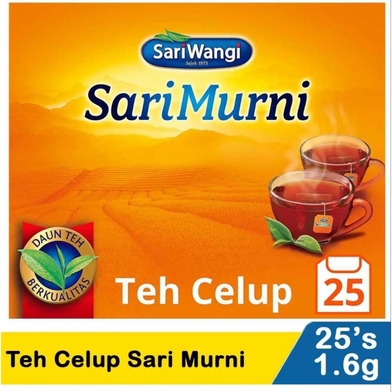 

teh Celup Sari wangi Sari Murni Isi 25 X 2