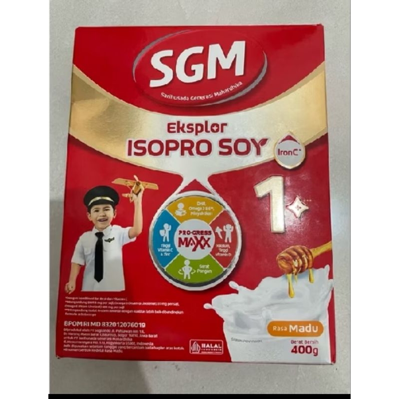 

SGM EKSPLOR ISOPRO SOY 400GR