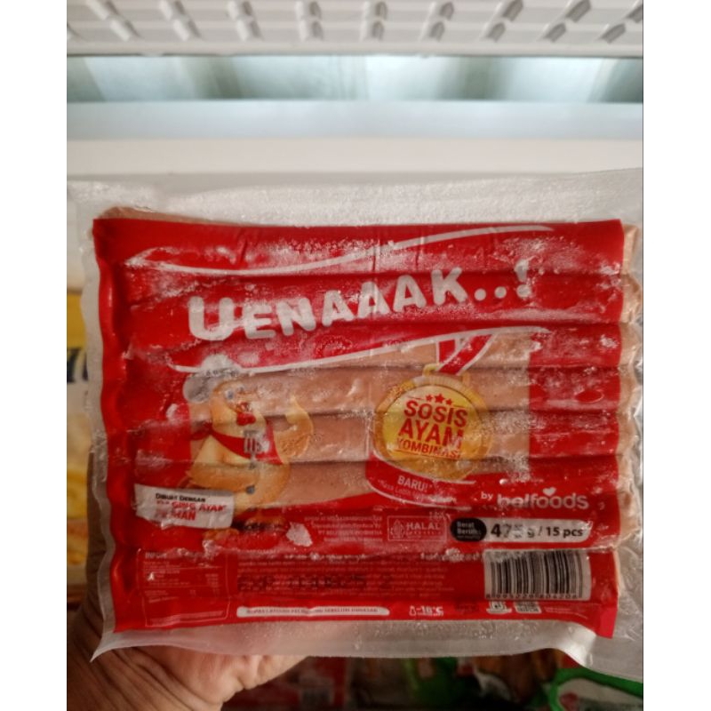 

Belfoods Uenak Sosis Ayam kombinasi isi 15 kemasan 475 gr