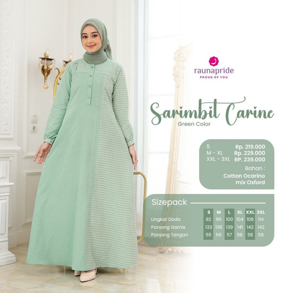 GAMIS DEWASA SARIMBIT SALE RAUNA 2024