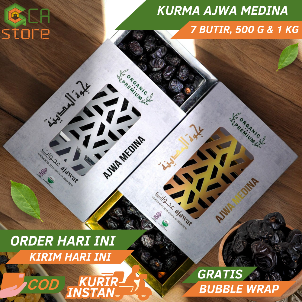 

Kurma Ajwa Original Premium Ajawat Ajwa Organik