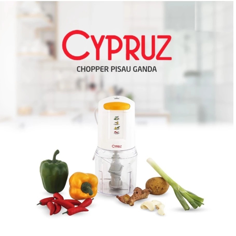 CYPRUZ CR-0080 Food Processor Mini Chopper Pisau Ganda Chopper