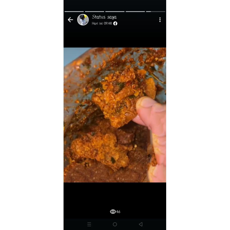 

kulit pedas krispi