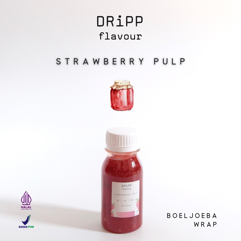 

Dripp Strawberry Fruit Pulp Repack [30, 50, 100] g