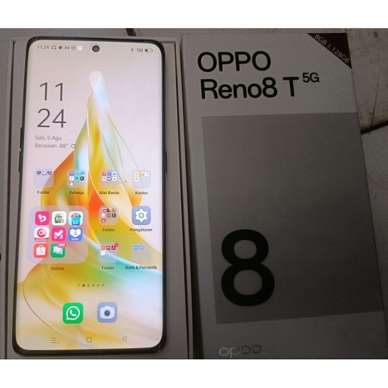 OPPO RENO 8T 5G 8/128 GB & RENO 5F 8/128 SECOND FULL SET ORI