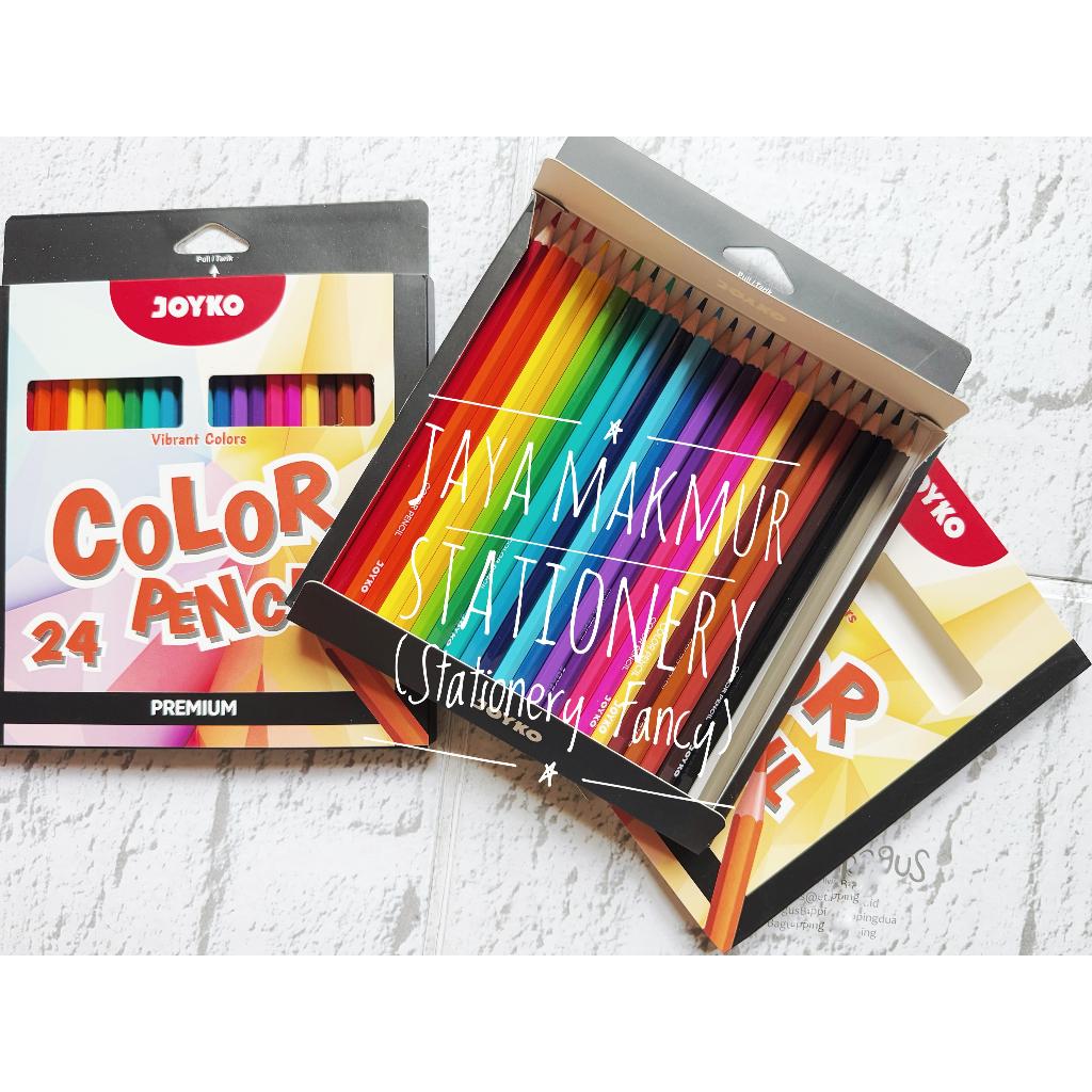 

Pensil Warna Joyko 24 Warna CP-0131-24 (1 set)