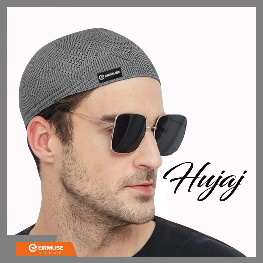 Peci Haji Rajut Dewasa Hujaj by Eirmuse Gaya Saudi Madinah