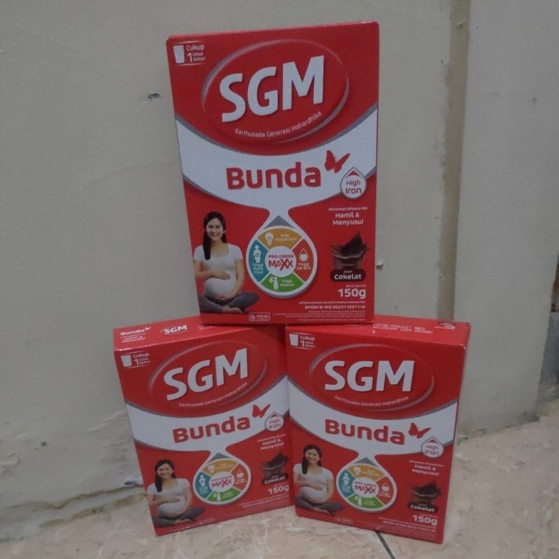 SGM Bunda - Susu Bubuk Ibu Hamil dan Menyusui Rasa Cokelat 150gr