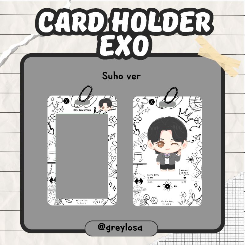 Card Holder Photocard Holder PVC EXO