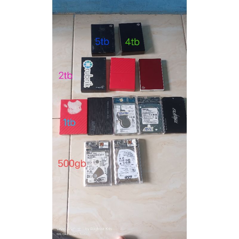hardisk  external 2tb
