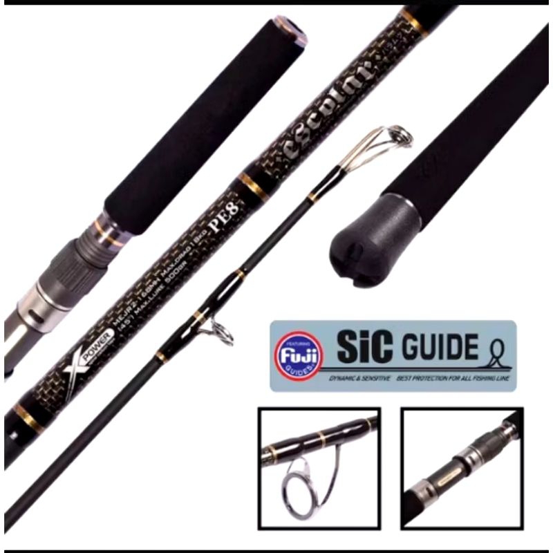 Joran Maguro ESCOLAR PE 4 | PE 6 | PE 8 | JORAN JIGGING | JORAN DASARAN | ALAT PANCING UNGGULAN