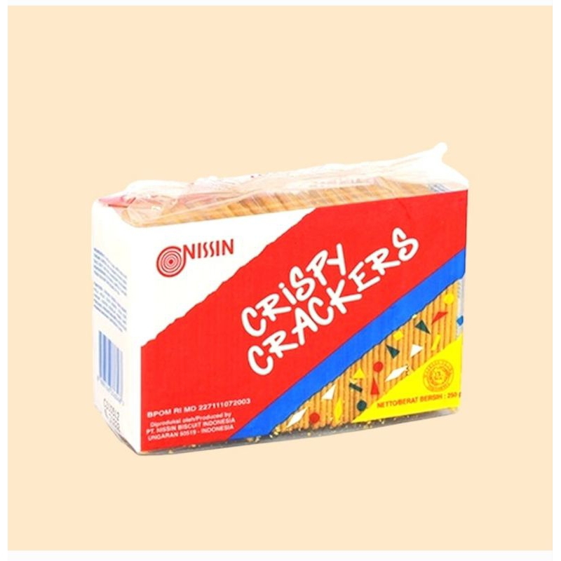 

NISSIN CRISPY CRACKERS 250 GR