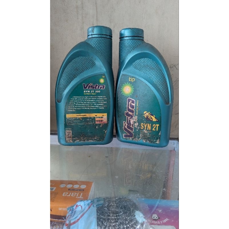 oli samping lawas jadul 2T VISTRA comodo 2t