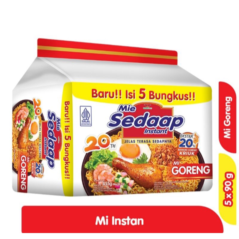 

Mie Sedaap Goreng isi 5 bungkus