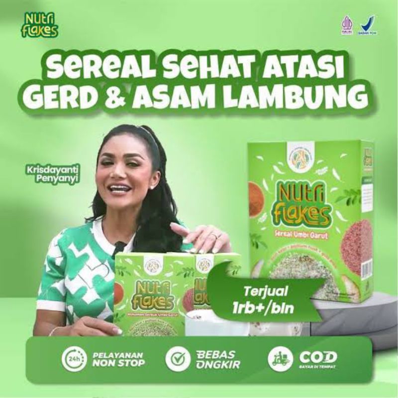 

TERBARU NUTRIFLAKES SERAL UMBI GARUT UNTUK MENGATASI ASAM LAMBUNG SALURAN PENCERNAAN MAG DAN JUGA GERD