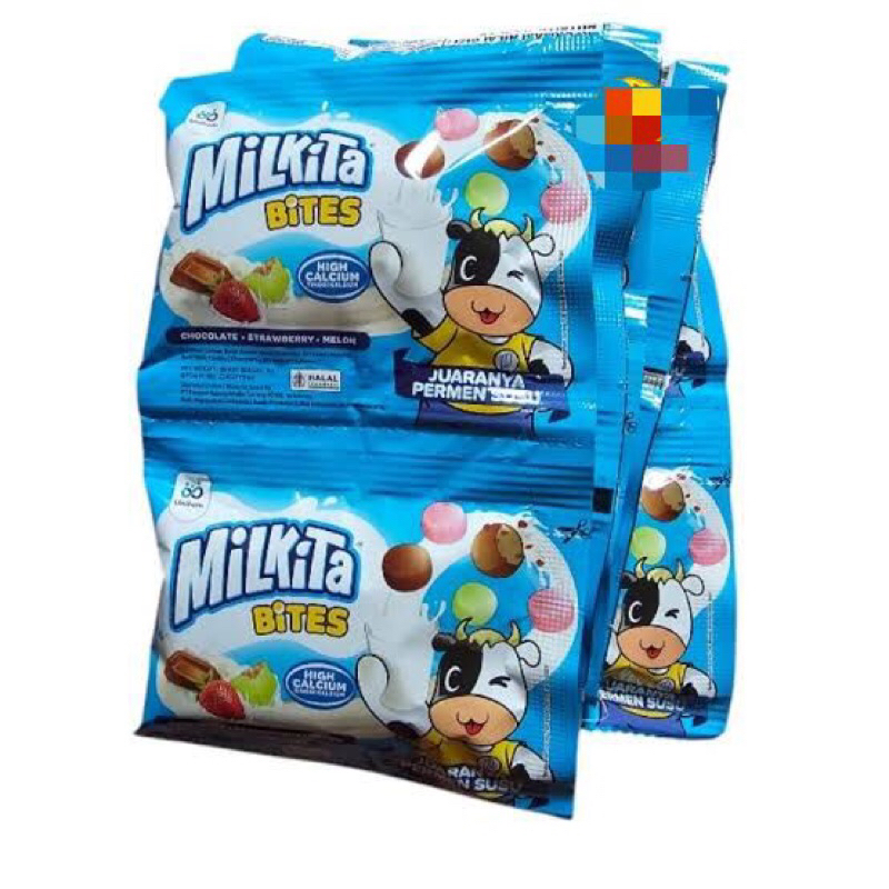 

Milkita Bites 1 Renteng isi 10