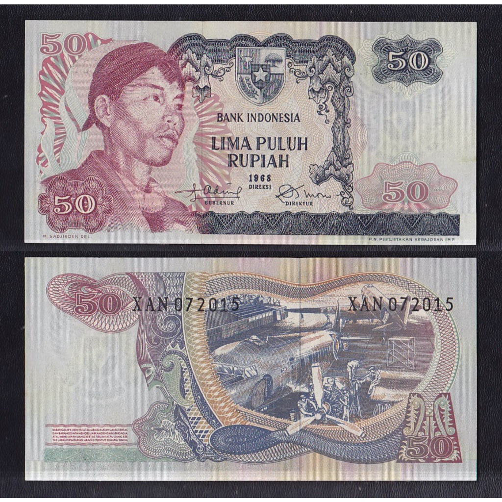Uang kuno 50 Rupiah tahun 1968 Jendral Sudirman #Replacement
