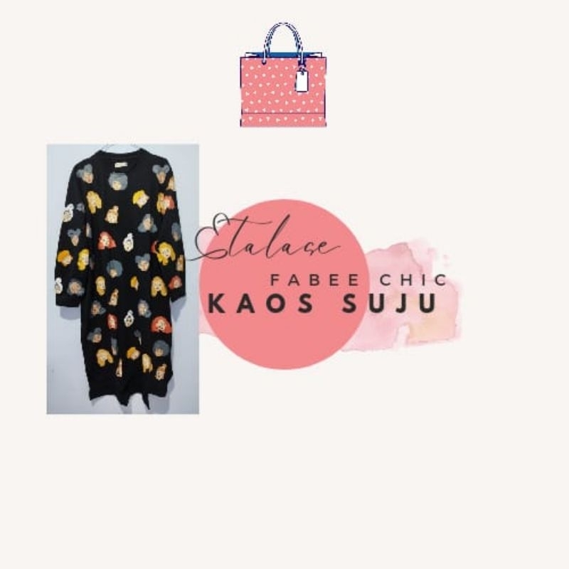 Kaos Suju | Dress suju | kaos oversize wanita | kaos LD 130