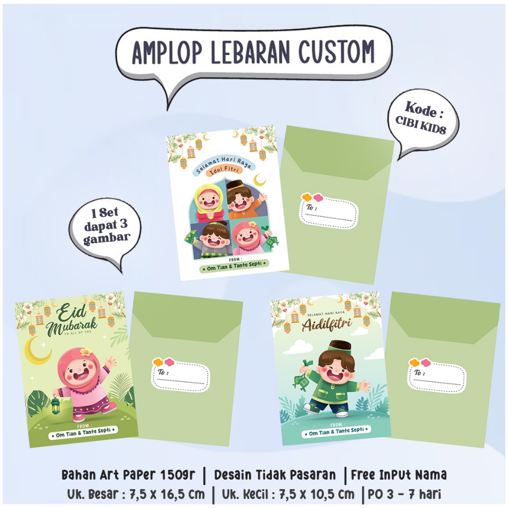 

Amplop Lebaran Custom Nama | Amplop Lebaran Murah | Amplop Lebaran 2025 | Angpao Lebaran | Angpao Lebaran murah