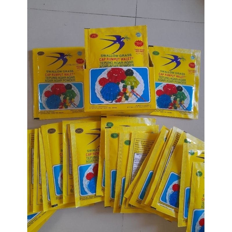 

Swallow Grass Cap Walet Agar-Agar Powder Per Sachet 7 gram