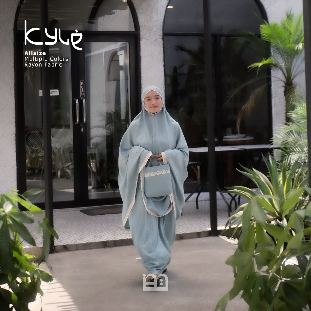 Mukena Warna Polos Hitam Putih Hitam Abu Tua Merah Muda Pink Biru Dongker Hijau Ukuran Dewasa Busana