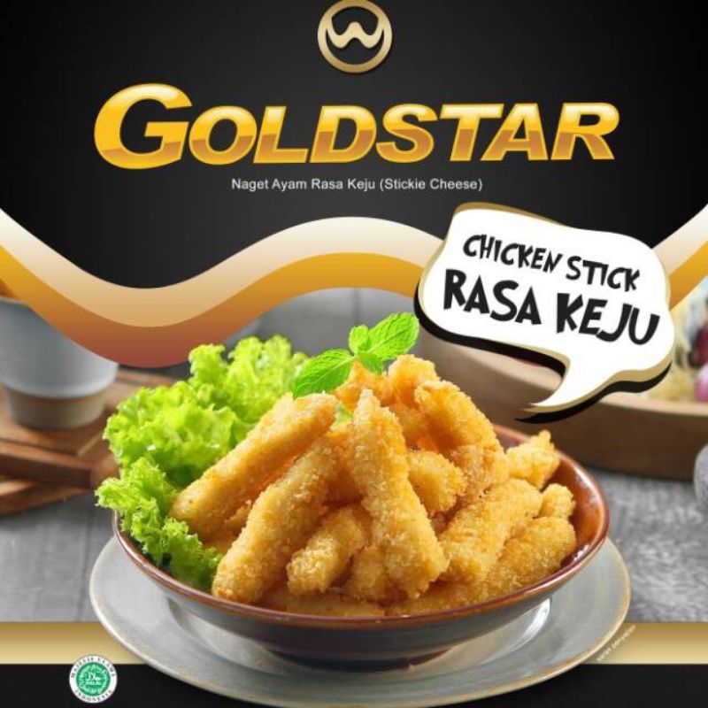 

Goldstar Rasa Keju Stik Kuning Chicken