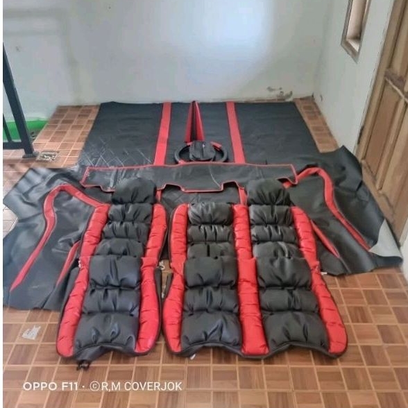 (COD) Sarung/Cover Jok Fullset Model sofa , coverjok, plapon kabin dan vilar, bakleding/pintu, dashb