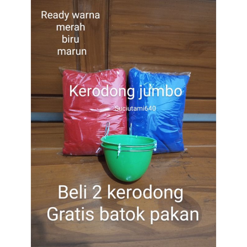 isi 2 kerodong kurungan ayam jumbo/ kerodong/ kerodong kurungan/ kerodong ayam/kelambu kurungan ayam