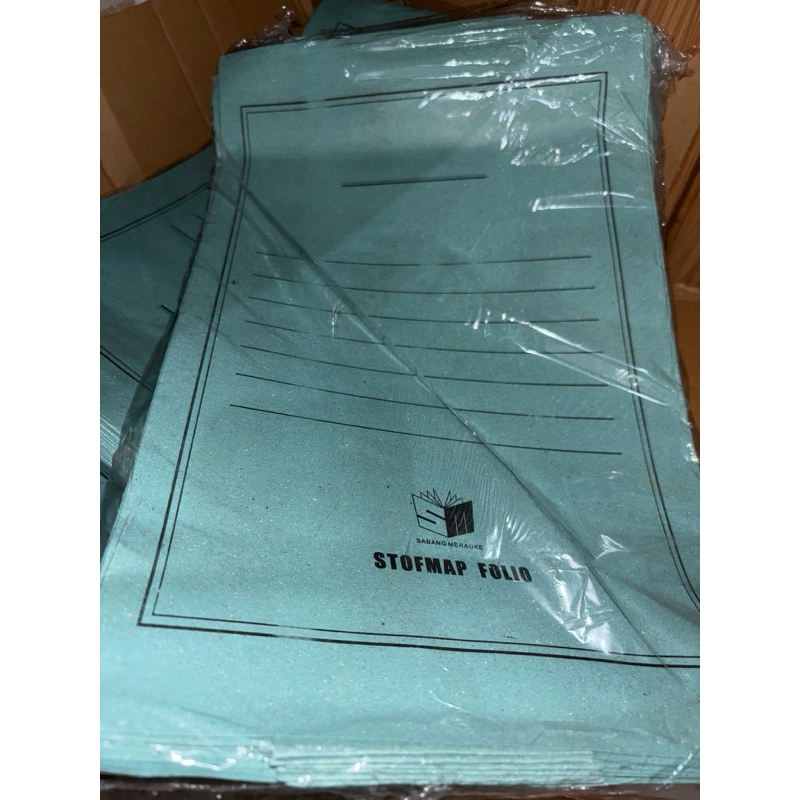 

Stofmap Folio Kertas Warna Biru Tosca / Sabang Merauke Stofmap Folio 1 pack isi 50pcs