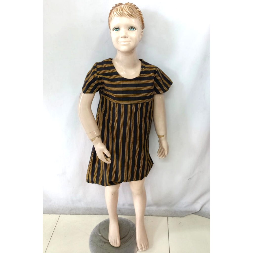 Dress Batik Anak Lurik Katun Adem
