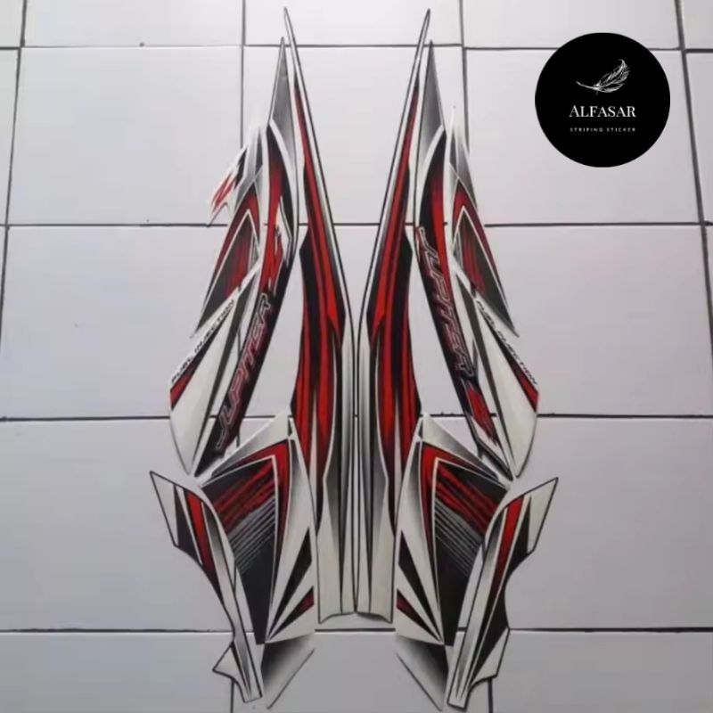 STICKER Striping YAMAHA JUPITER Z1 115 2012 Merah Putih