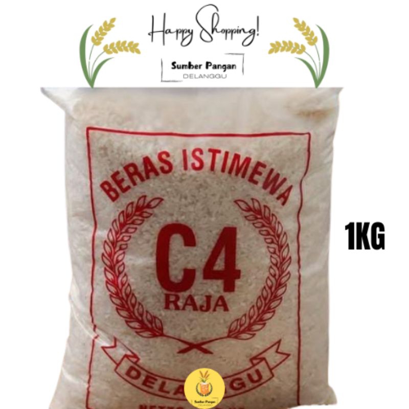 

Beras C4 Merah Asli Delanggu 1KG