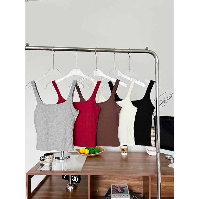 Tank Top Knit Import Premium Cup Bra (1278)