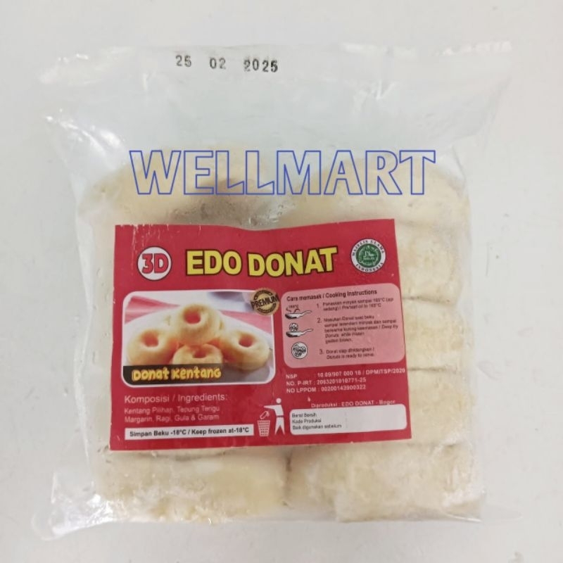 

Edo Donat Kentang Isi 10 Pcs Donat Kentang Frozen Potato Donuts