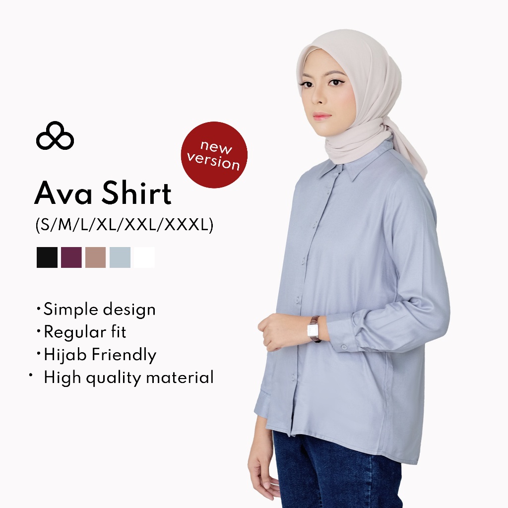 Atala Scarves | Ava Shirt | Kemeja Panjang Wanita