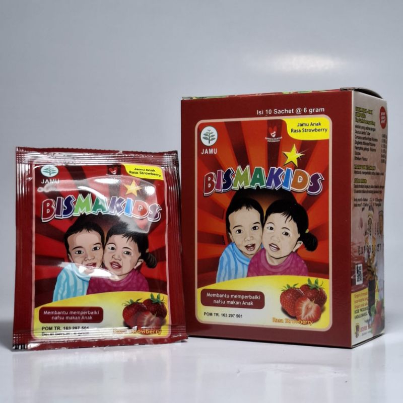 

Jamu Anak bismakids rasa Stroberry