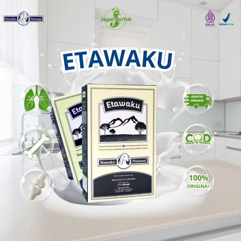 

Etawaku Platinum Original - Susu Kambing Etawa Asli Untuk Mengatasi Masalah Pada Sistem Pernapasan