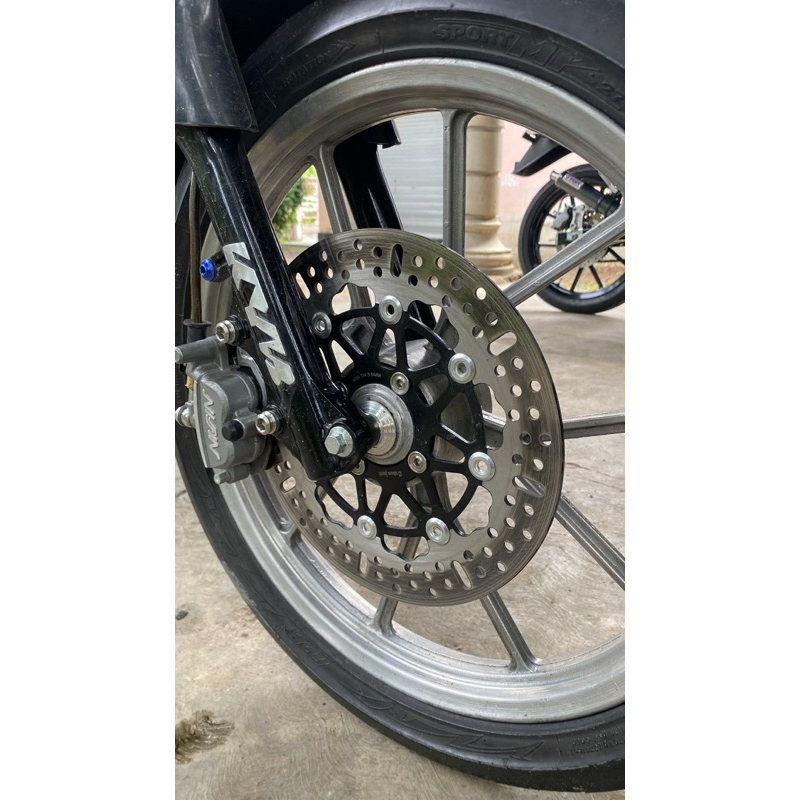 boshing roda depan yamaha jupiter z bahan alumunium