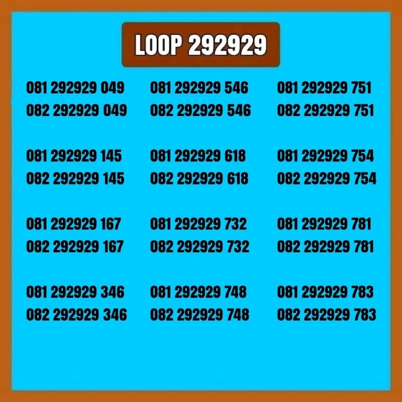 Nomor cantik simpati pasangan couple tembus 9 digit