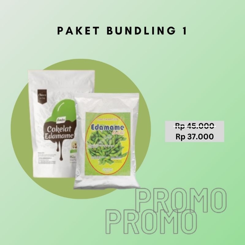 

Paket Bundling 1 Edamame fried 100g dan Fondre cup - Agrapana Food Jember