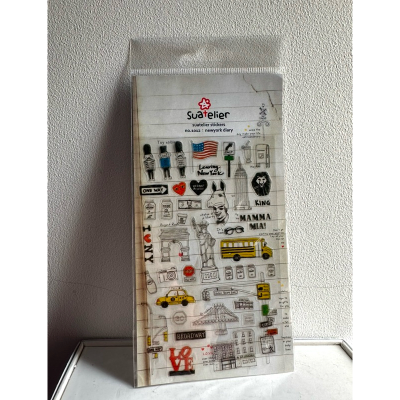 

(NEW) STICKER NEWYORK DIARY BY SUATELIER